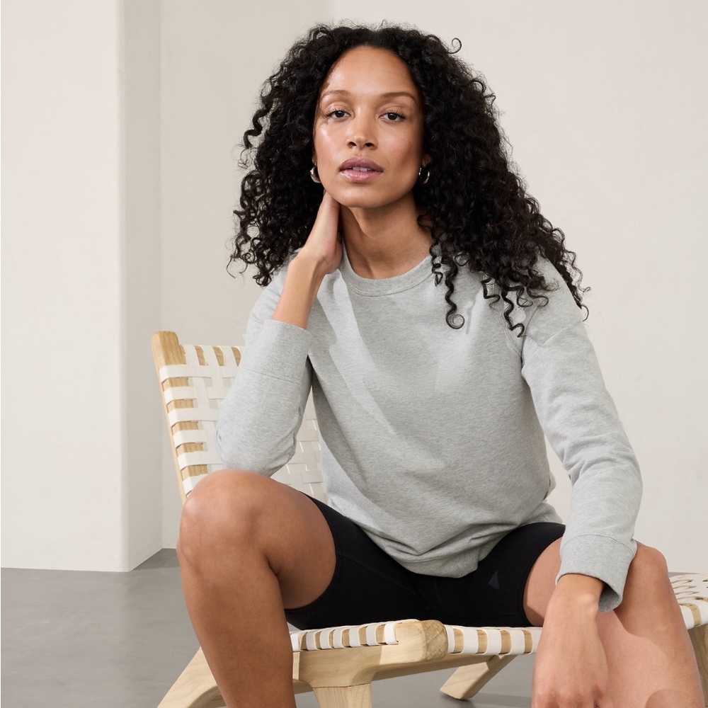 Athleta Retroterry Crewneck Sweatshirt